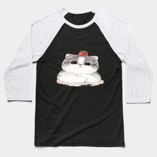 cat cute design Baseball T-Shirt